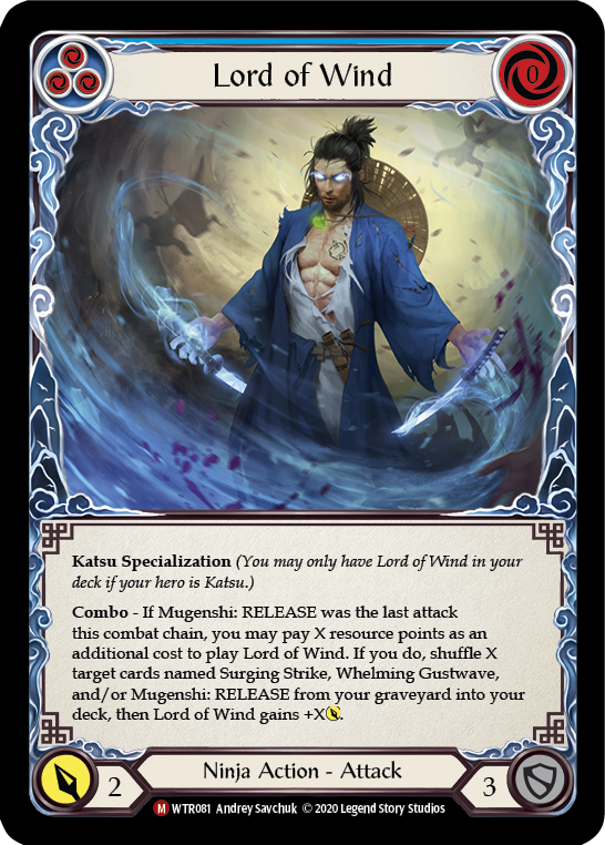 Lord of Wind [U-WTR081] (Welcome to Rathe Unlimited)  Unlimited Normal | Card Citadel