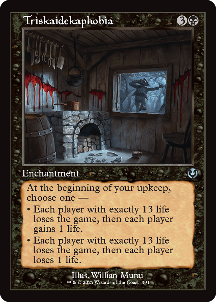 Triskaidekaphobia (Retro Frame) [Innistrad Remastered] | Card Citadel