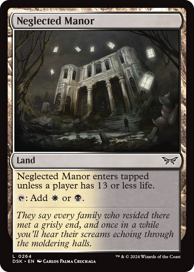 Neglected Manor [Duskmourn: House of Horror] | Card Citadel