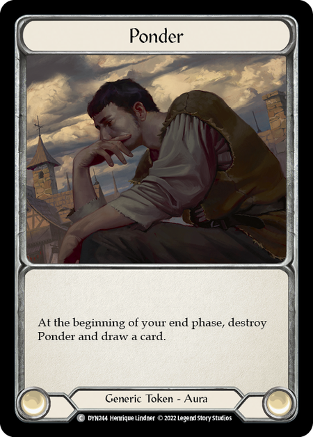 Ponder [DYN244] (Dynasty)  Rainbow Foil | Card Citadel