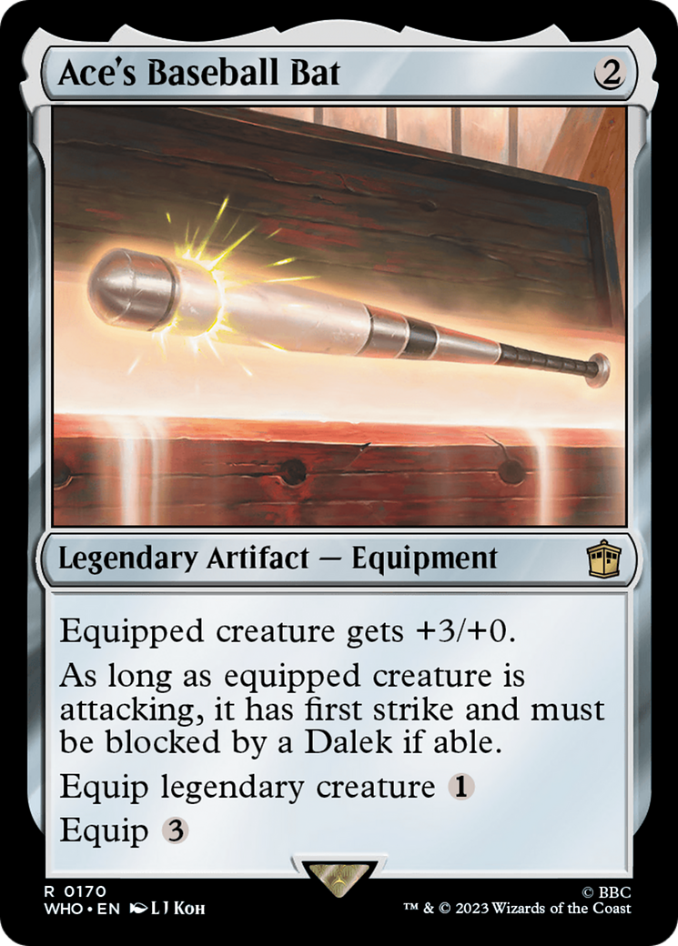 Ace's Baseball Bat [Doctor Who] | Card Citadel