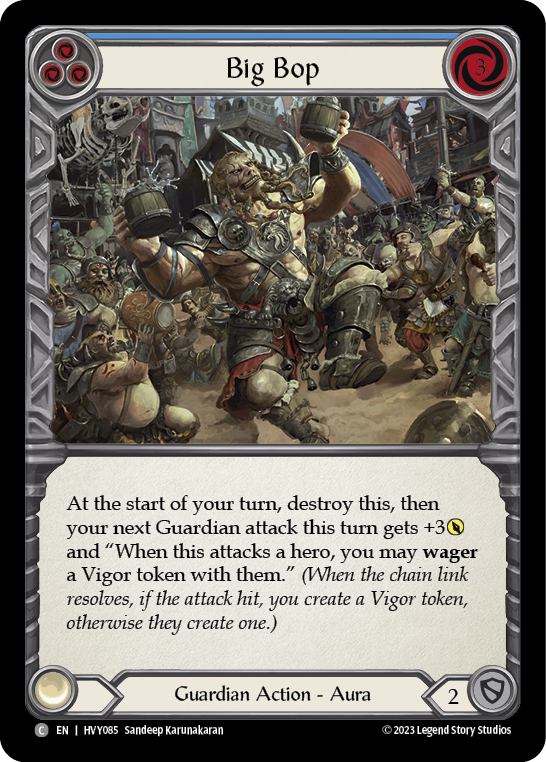 Big Bop (Blue) [HVY085] (Heavy Hitters)  Rainbow Foil | Card Citadel