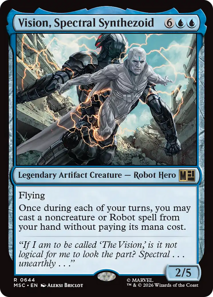 Vision, Spectral Synthezoid [Marvel Super Heroes Commander] | Card Citadel
