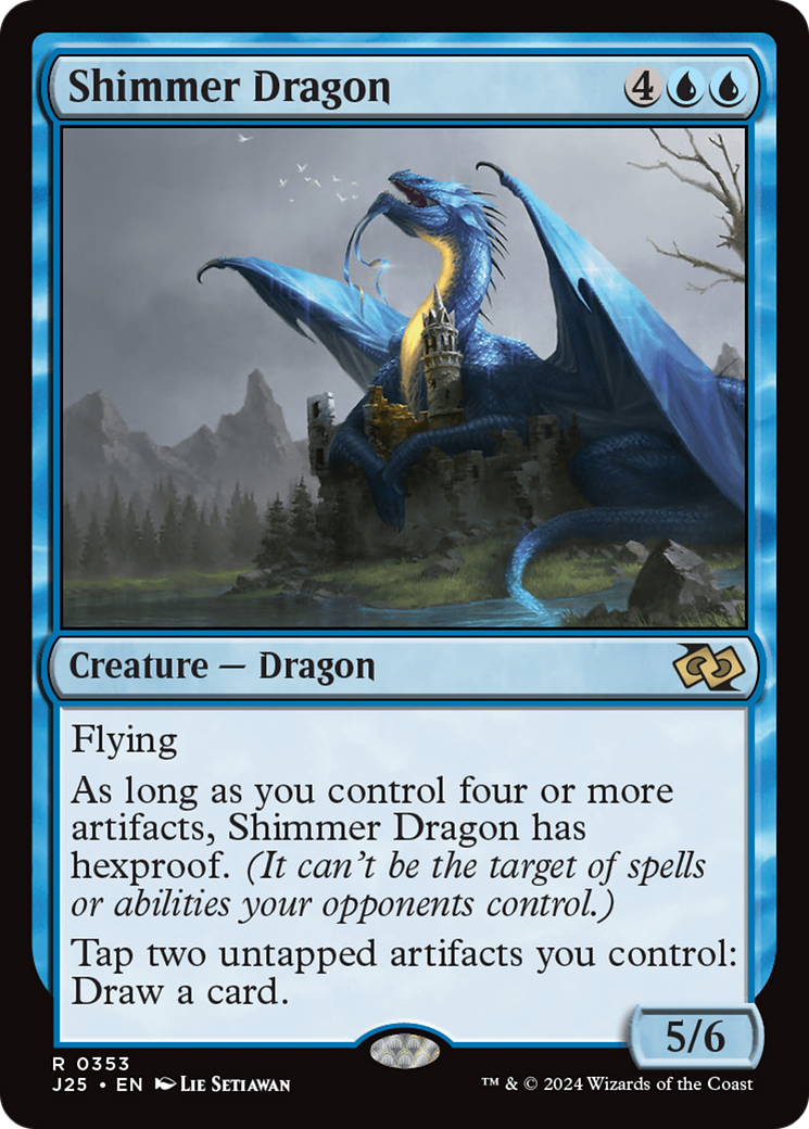 Shimmer Dragon [Foundations Jumpstart] | Card Citadel