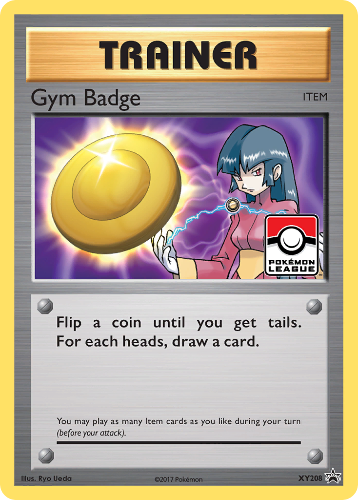 Gym Badge (XY208) (Sabrina) [XY: Black Star Promos] | Card Citadel