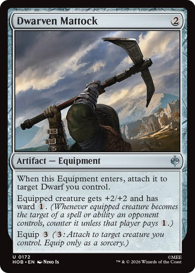 Dwarven Mattock [The Hobbit] | Card Citadel