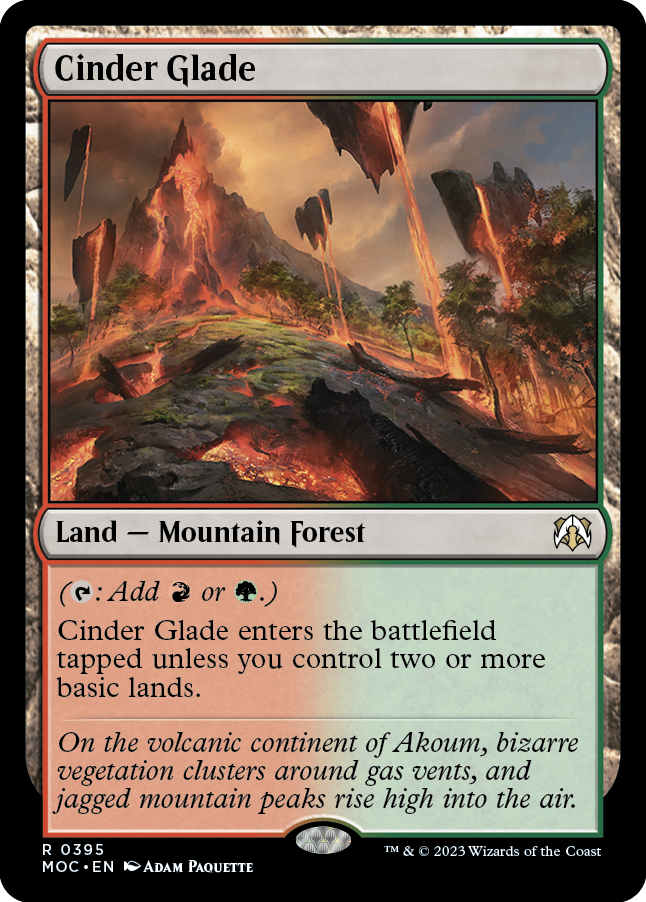 Cinder Glade [March of the Machine Commander] | Card Citadel