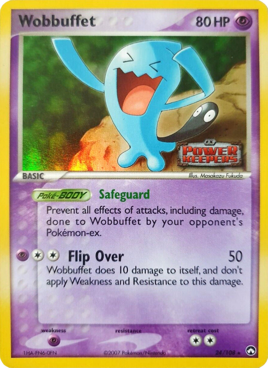 Wobbuffet (24/108) (Stamped) [EX: Power Keepers] | Card Citadel
