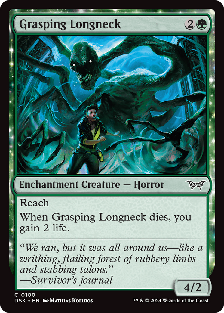 Grasping Longneck [Duskmourn: House of Horror] | Card Citadel