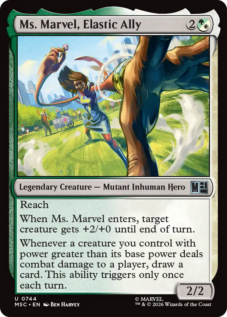 Ms. Marvel, Elastic Ally [Marvel Super Heroes Commander] | Card Citadel