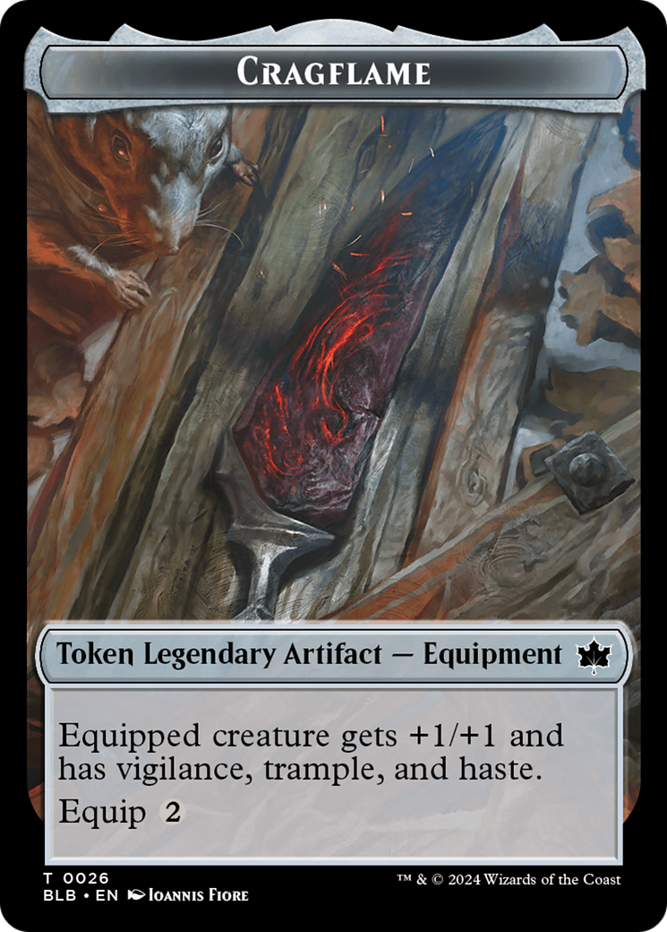 Cragflame Token [Bloomburrow Tokens] | Card Citadel