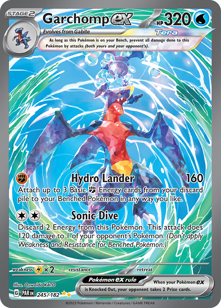 Garchomp ex (245/182) [Scarlet & Violet: Paradox Rift] | Card Citadel