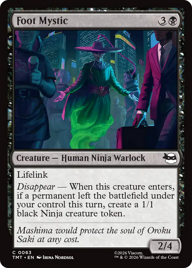 Foot Mystic [Teenage Mutant Ninja Turtles] | Card Citadel