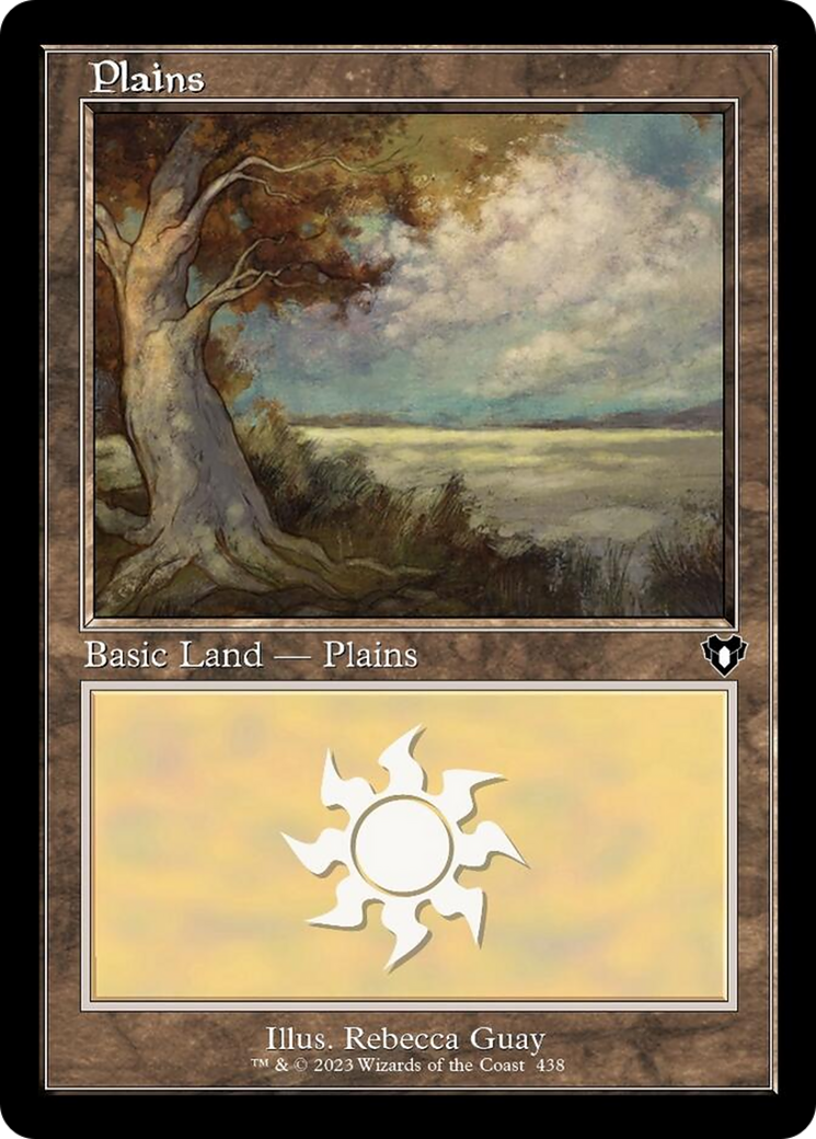 Plains (438) (Retro) [Commander Masters] | Card Citadel