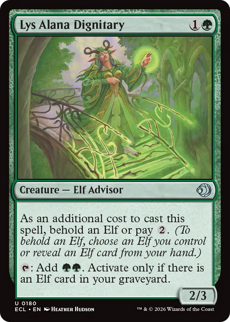 Lys Alana Dignitary [Lorwyn Eclipsed] | Card Citadel