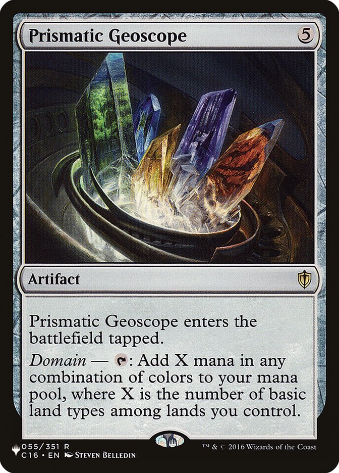 Prismatic Geoscope [The List] | Card Citadel