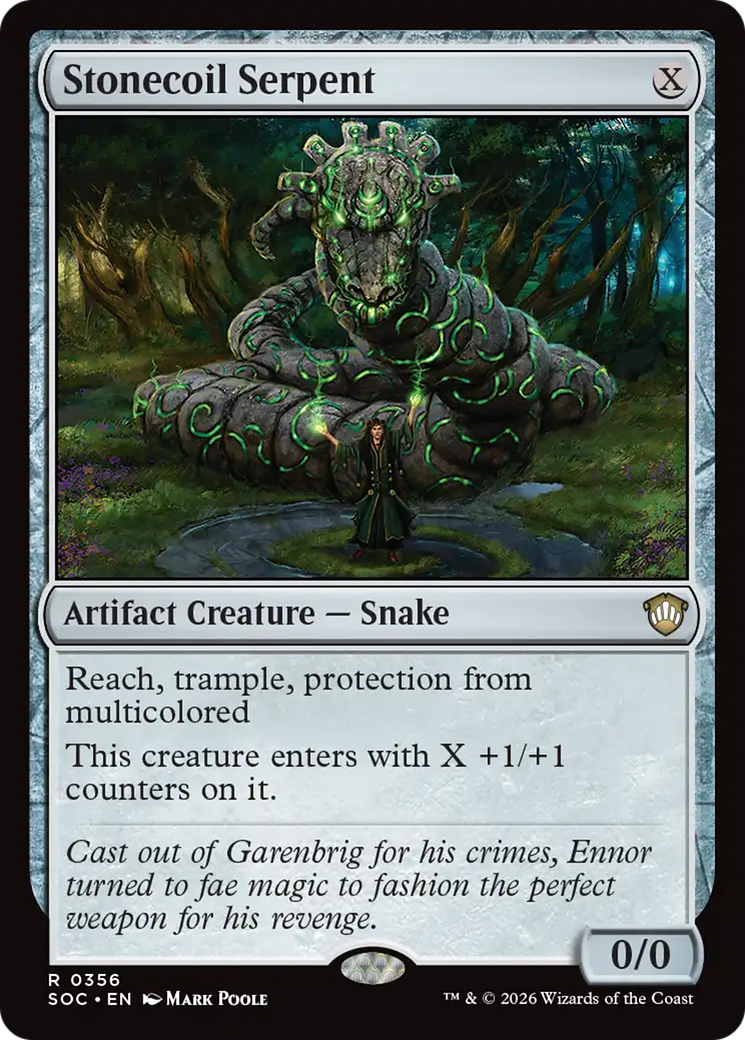 Stonecoil Serpent [Secrets of Strixhaven Commander] | Card Citadel