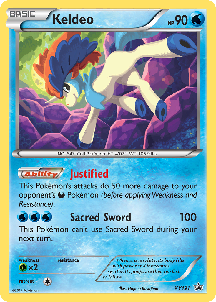 Keldeo (XY191) [XY: Black Star Promos] | Card Citadel