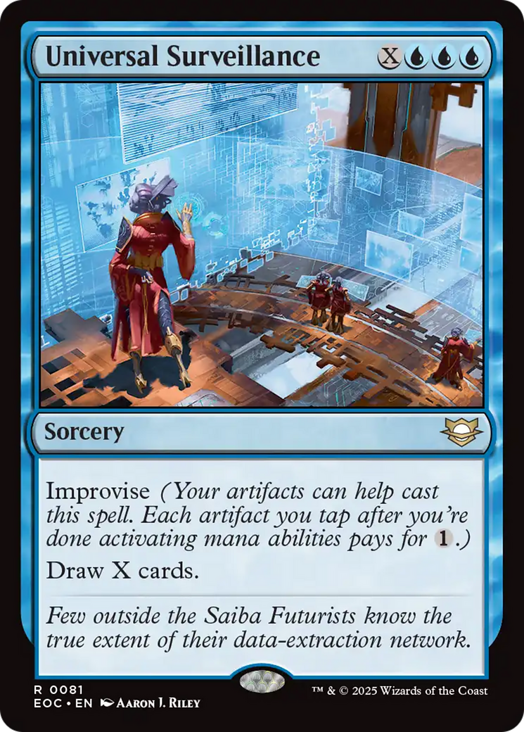 Universal Surveillance [Edge of Eternities Commander] | Card Citadel