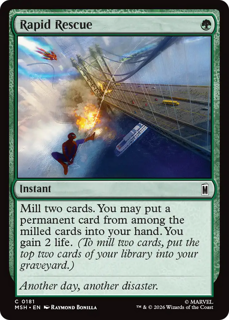 Rapid Rescue [Marvel Super Heroes] | Card Citadel