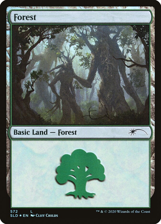 Forest (Tree Hugging) (572) [Secret Lair Drop Promos] | Card Citadel