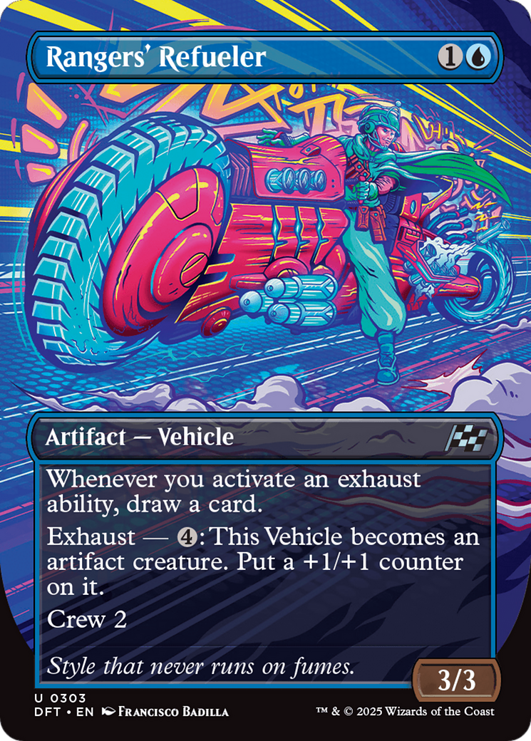 Rangers' Refueler (Borderless) [Aetherdrift] | Card Citadel