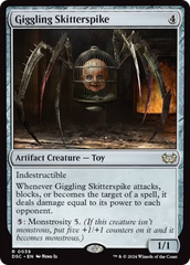 Giggling Skitterspike [Duskmourn: House of Horror Commander] | Card Citadel