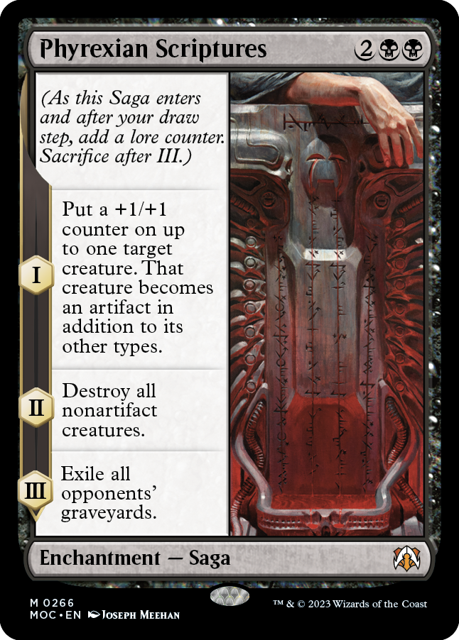 Phyrexian Scriptures [March of the Machine Commander] | Card Citadel