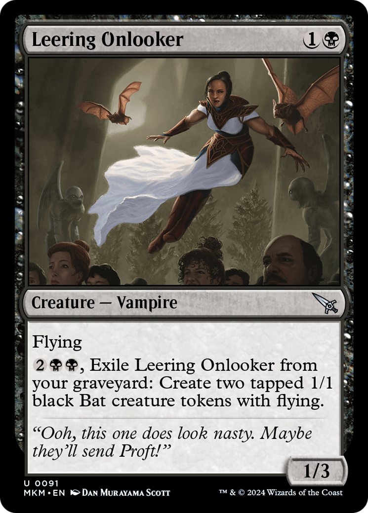 Leering Onlooker [Murders at Karlov Manor] | Card Citadel