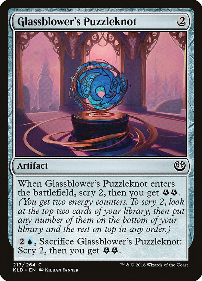 Glassblower's Puzzleknot [Kaladesh] | Card Citadel