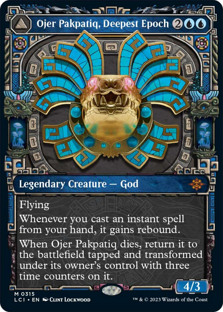 Ojer Pakpatiq, Deepest Epoch // Temple of Cyclical Time (Showcase) [The Lost Caverns of Ixalan] | Card Citadel