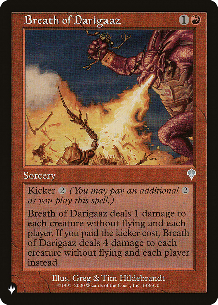 Breath of Darigaaz [The List Reprints] | Card Citadel