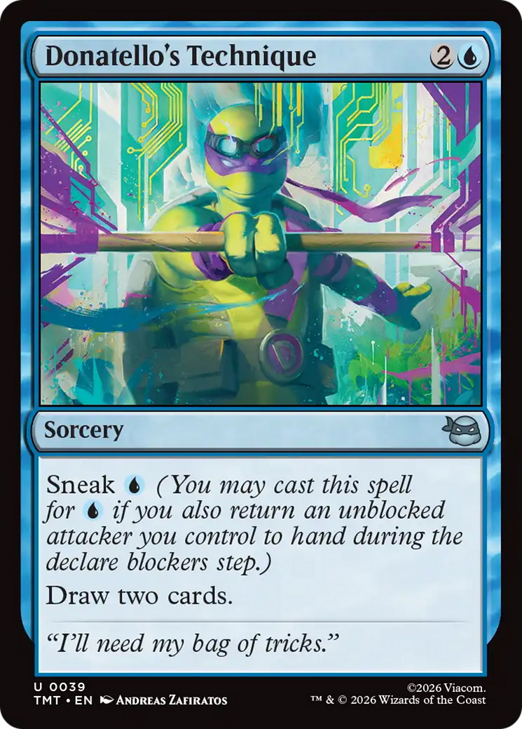 Donatello's Technique [Teenage Mutant Ninja Turtles] | Card Citadel