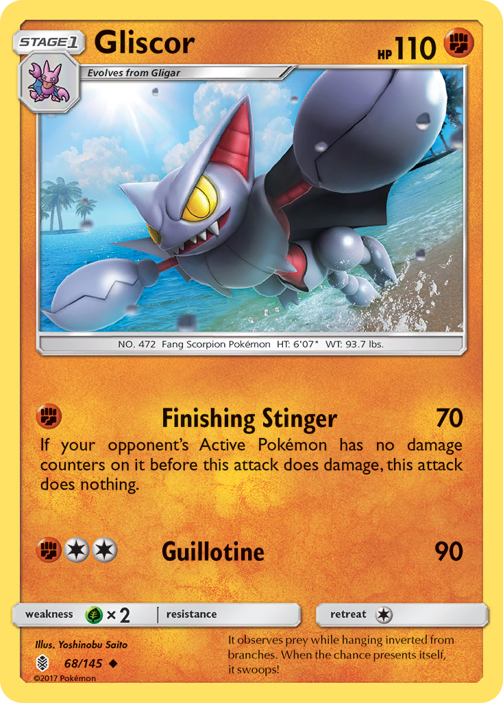 Gliscor (68/145) [Sun & Moon: Guardians Rising] | Card Citadel