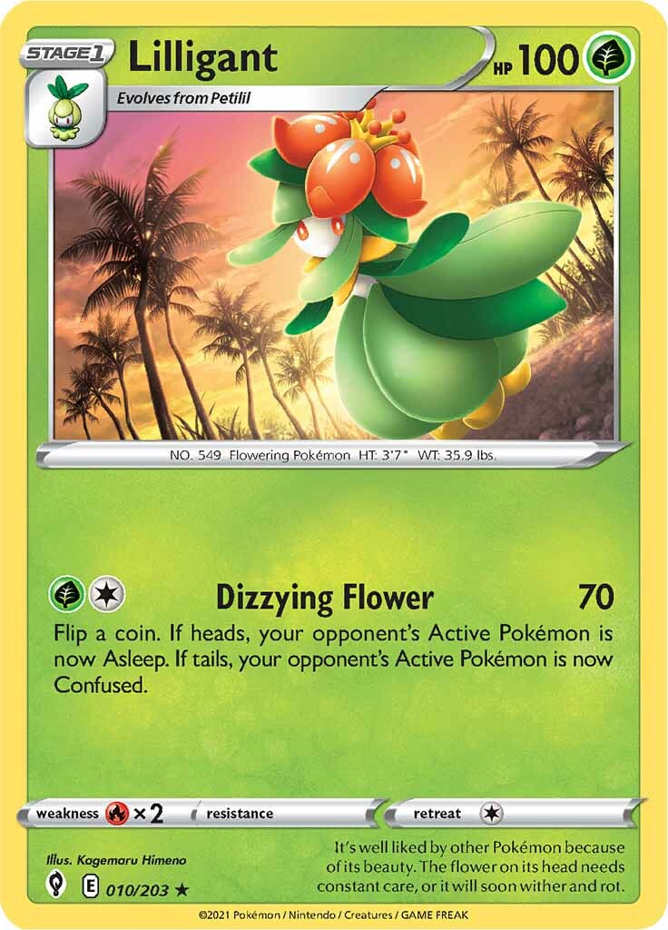 Lilligant (010/203) [Sword & Shield: Evolving Skies] | Card Citadel