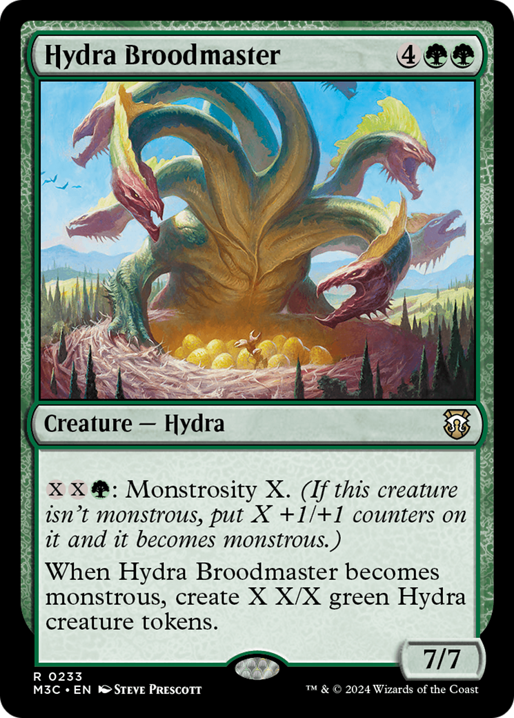 Hydra Broodmaster (Ripple Foil) [Modern Horizons 3 Commander] | Card Citadel