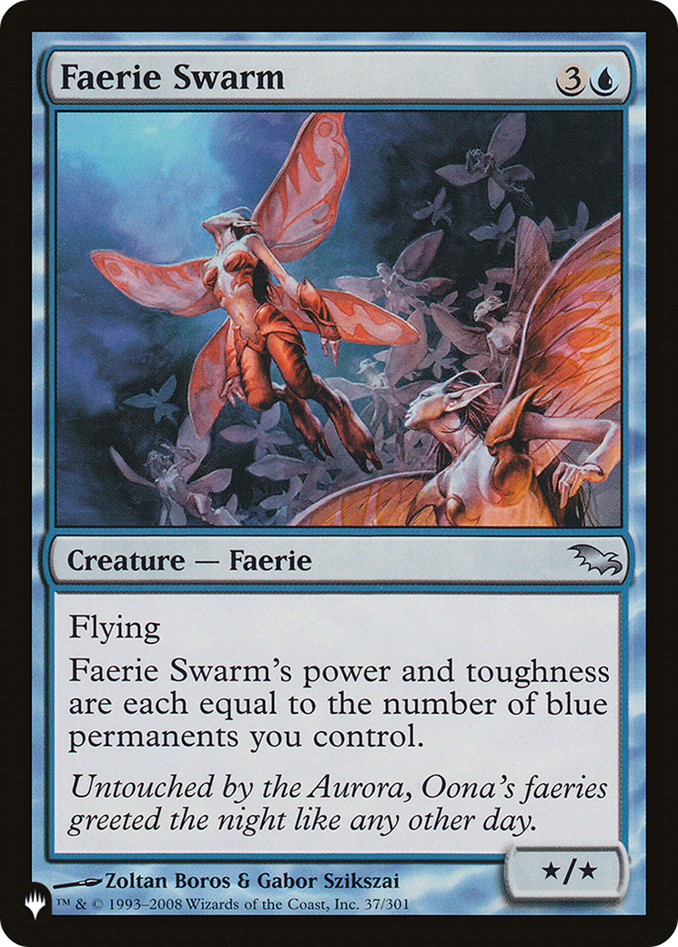 Faerie Swarm [The List Reprints] | Card Citadel