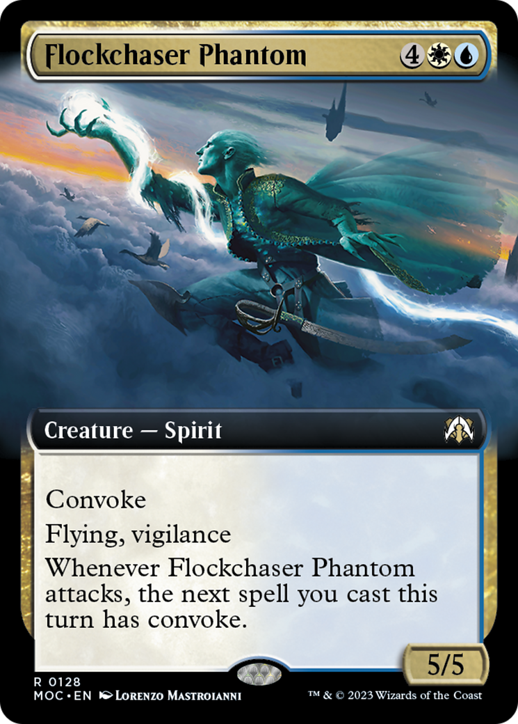 Flockchaser Phantom (Extended Art) [March of the Machine Commander] | Card Citadel