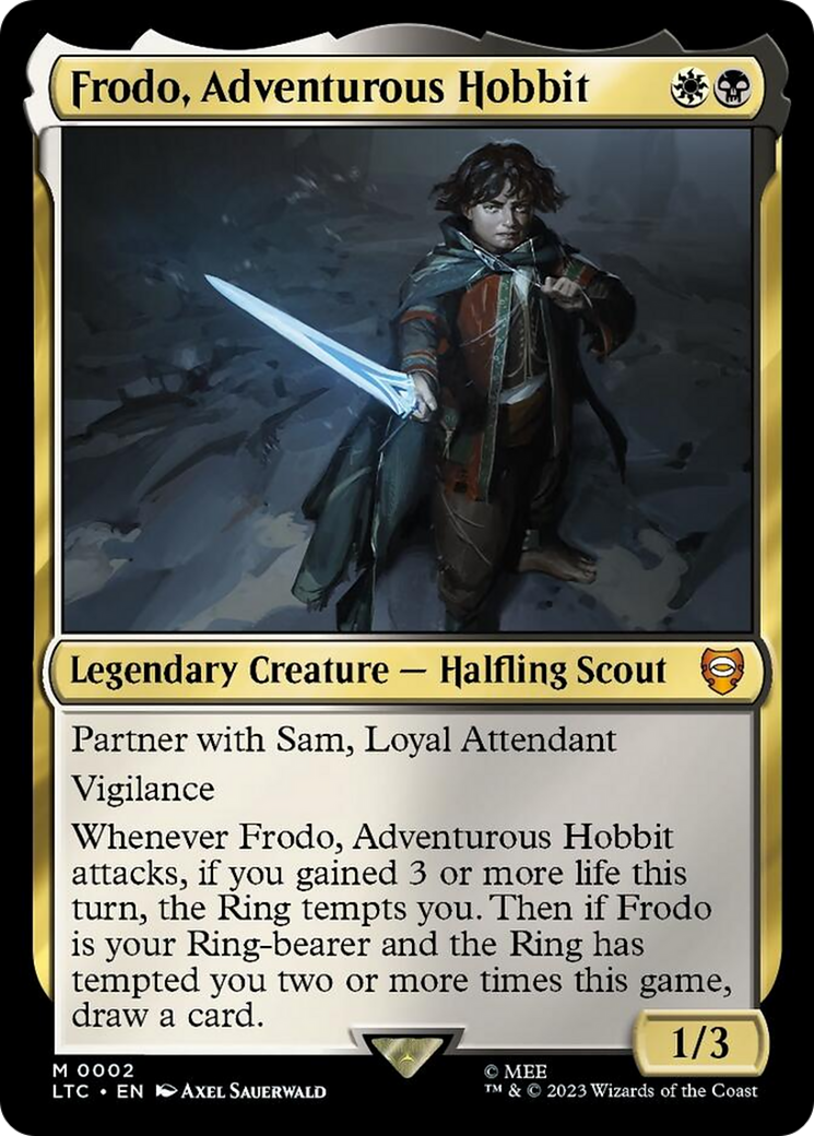 Frodo, Adventurous Hobbit [The Lord of the Rings: Tales of Middle-Earth Commander] | Card Citadel