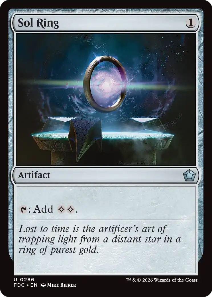 Sol Ring (0286) [Foundations Commander] | Card Citadel