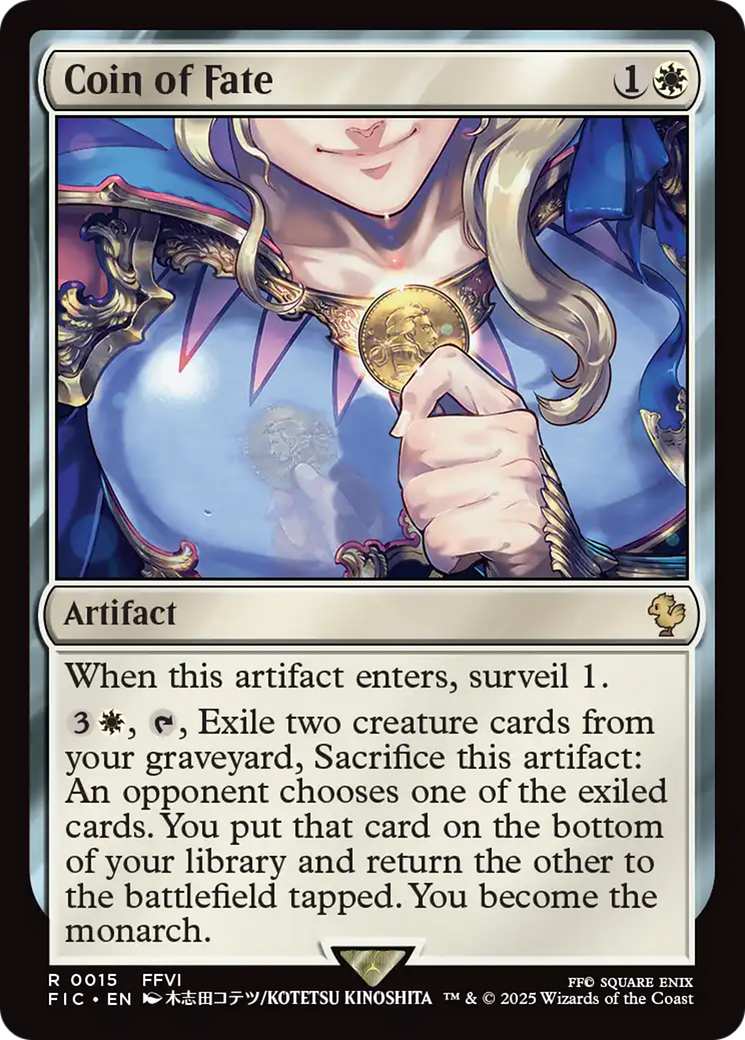 Coin of Fate [FINAL FANTASY Commander] | Card Citadel