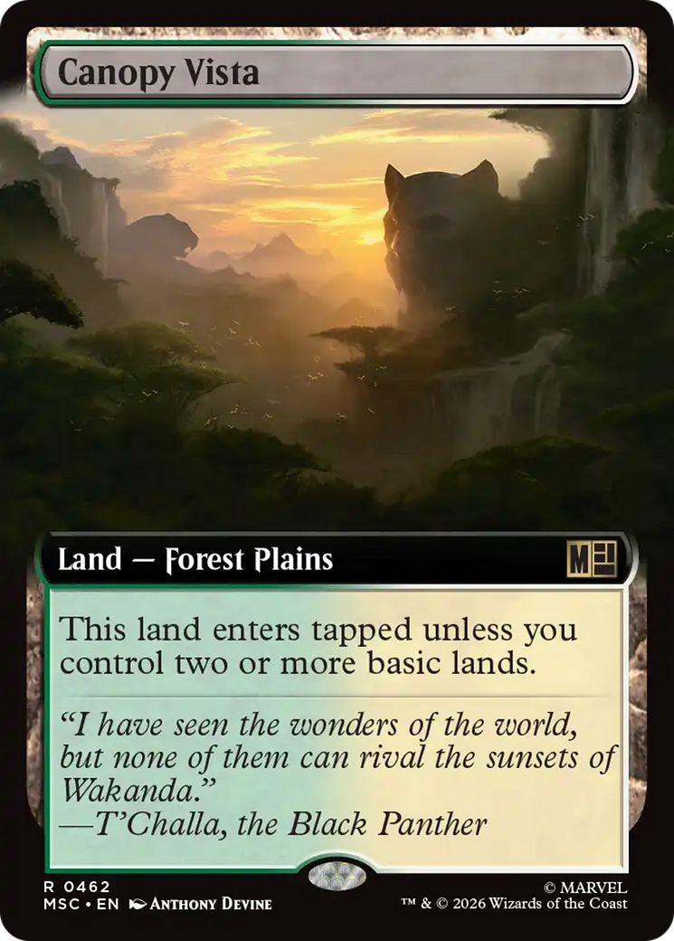 Canopy Vista (Extended Art) [Marvel Super Heroes Commander] | Card Citadel