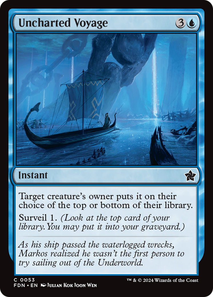 Uncharted Voyage [Foundations] | Card Citadel