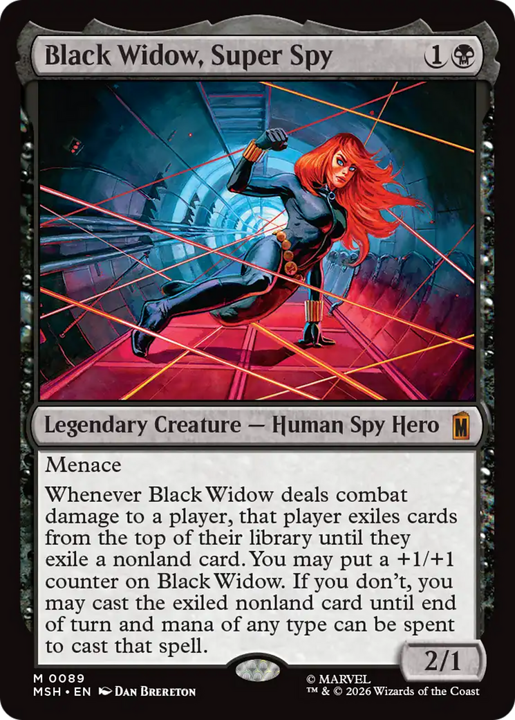 Black Widow, Super Spy [Marvel Super Heroes] | Card Citadel