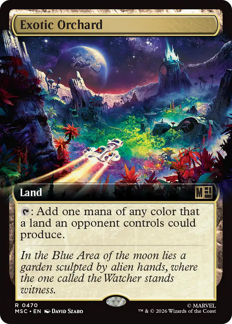 Exotic Orchard (Extended Art) [Marvel Super Heroes Commander] | Card Citadel