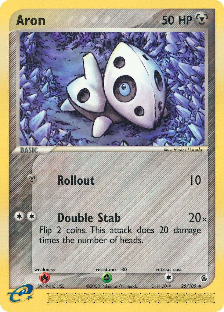 Aron (25/109) [EX: Ruby & Sapphire] | Card Citadel