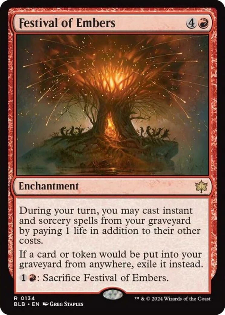 Festival of Embers [Bloomburrow] | Card Citadel