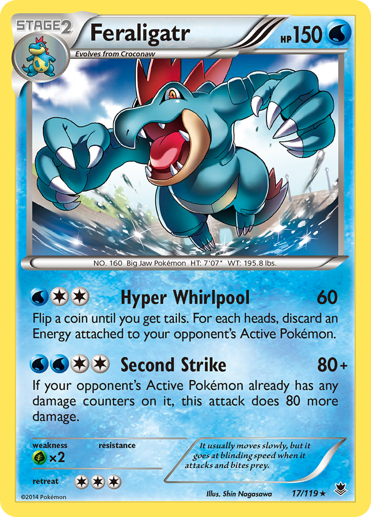 Feraligatr (17/119) [XY: Phantom Forces] | Card Citadel