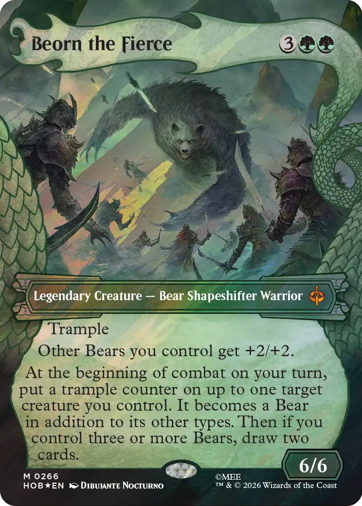 Beorn the Fierce (Showcase) (Surge Foil) [The Hobbit] | Card Citadel
