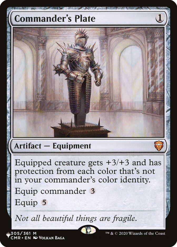 Commander's Plate [Secret Lair: Heads I Win, Tails You Lose] | Card Citadel